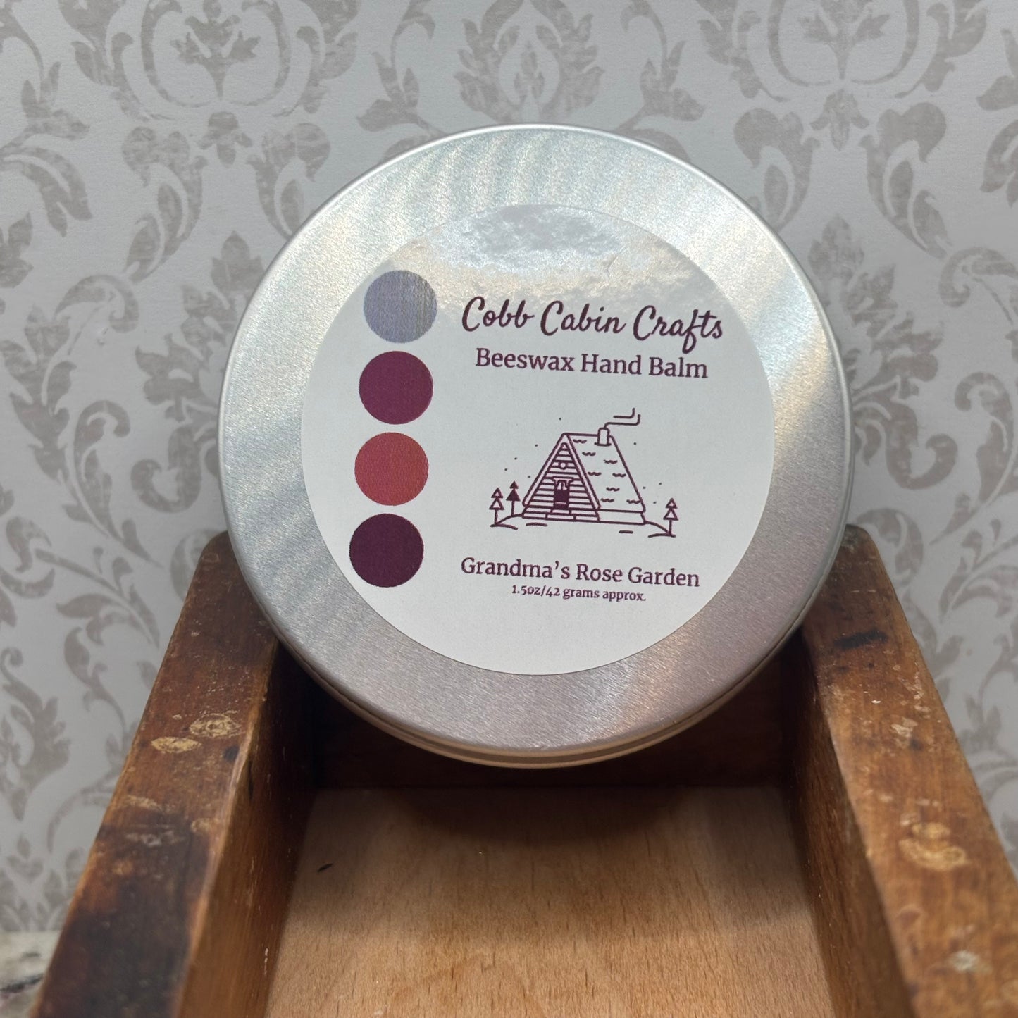 Grandma’s Rose Garden Beeswax Hand Balm