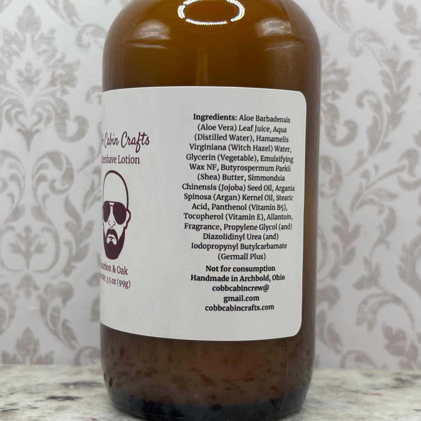 Bourbon & Oak Aftershave Lotion