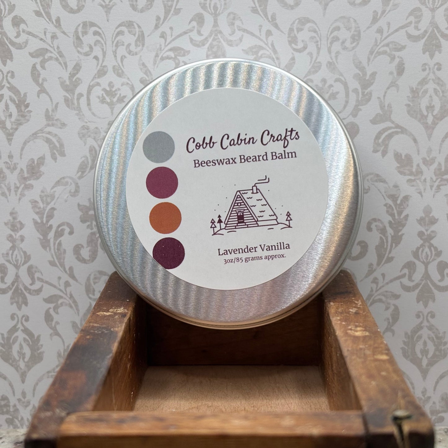 Lavender Vanilla Beeswax Beard Balm