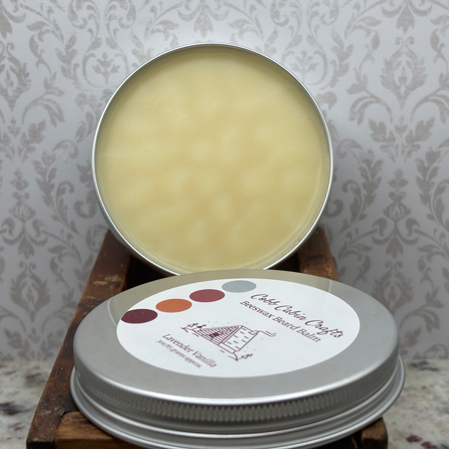 Lavender Vanilla Beeswax Beard Balm