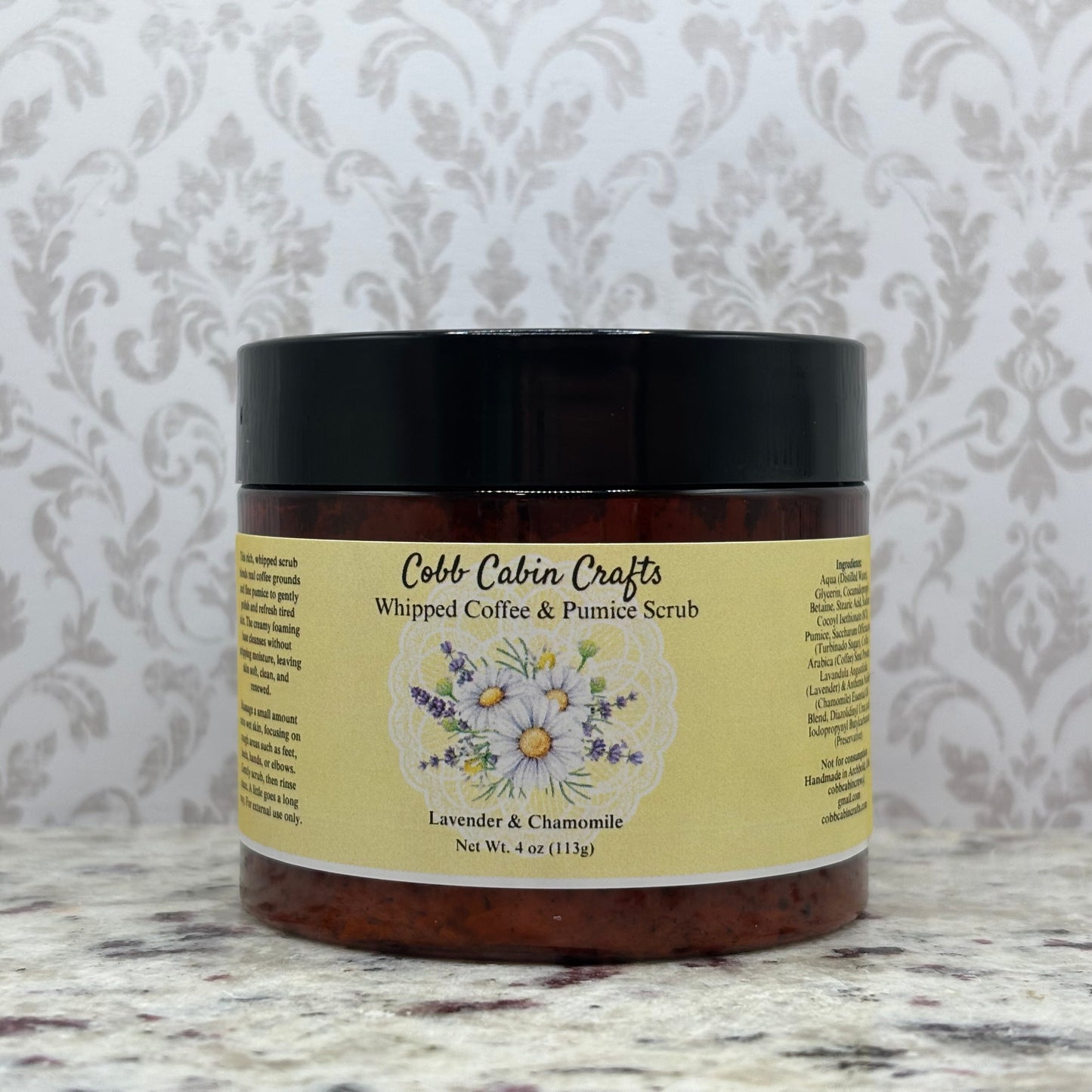 Lavender & Chamomile Whipped Coffee & Pumice Scrub