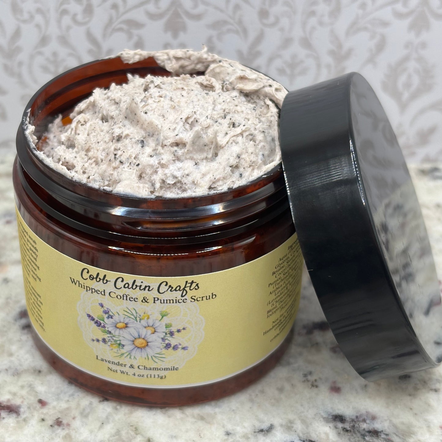 Lavender & Chamomile Whipped Coffee & Pumice Scrub