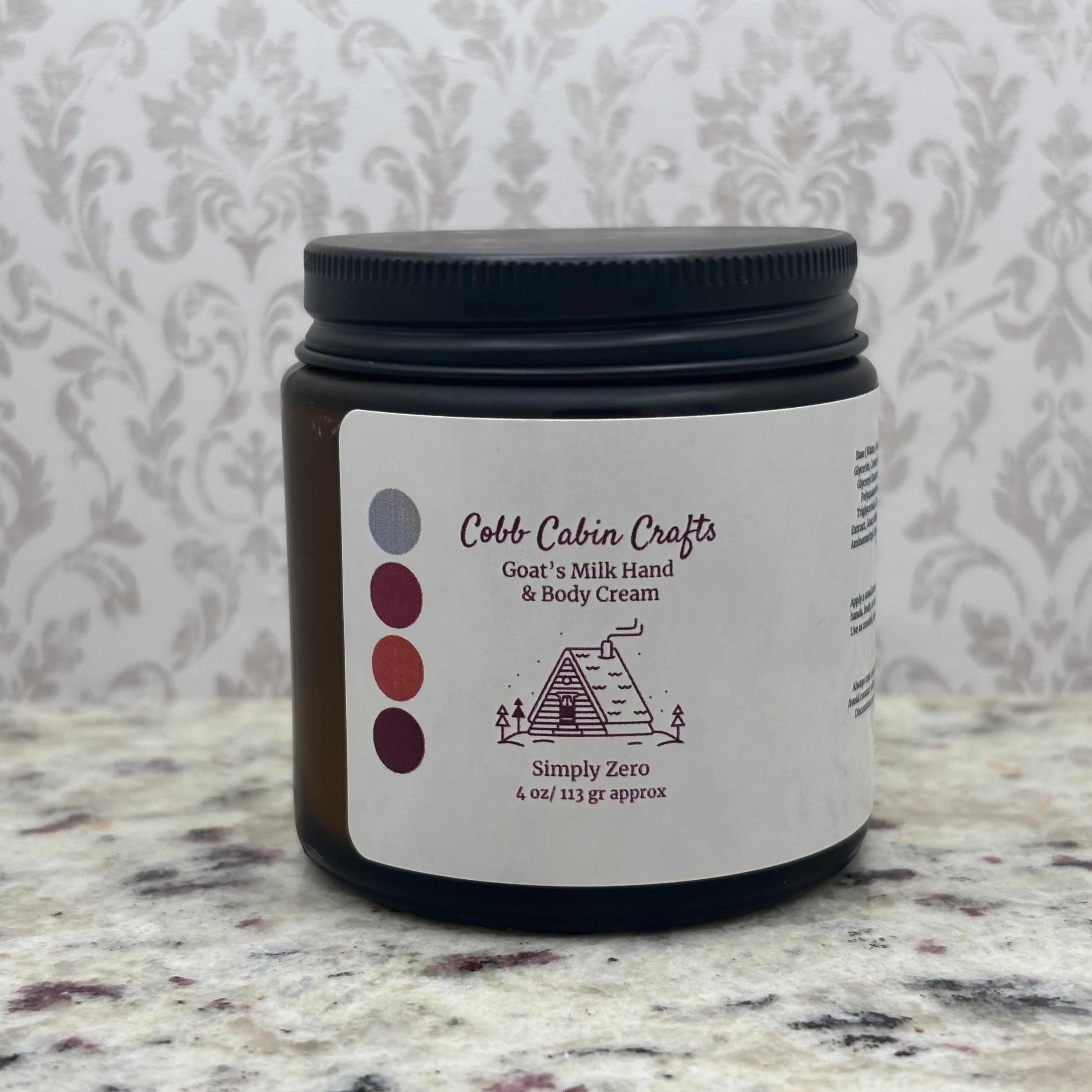 Simply Zero Goat's Milk Hand & Body Cream – Cobb Cabin Crafts