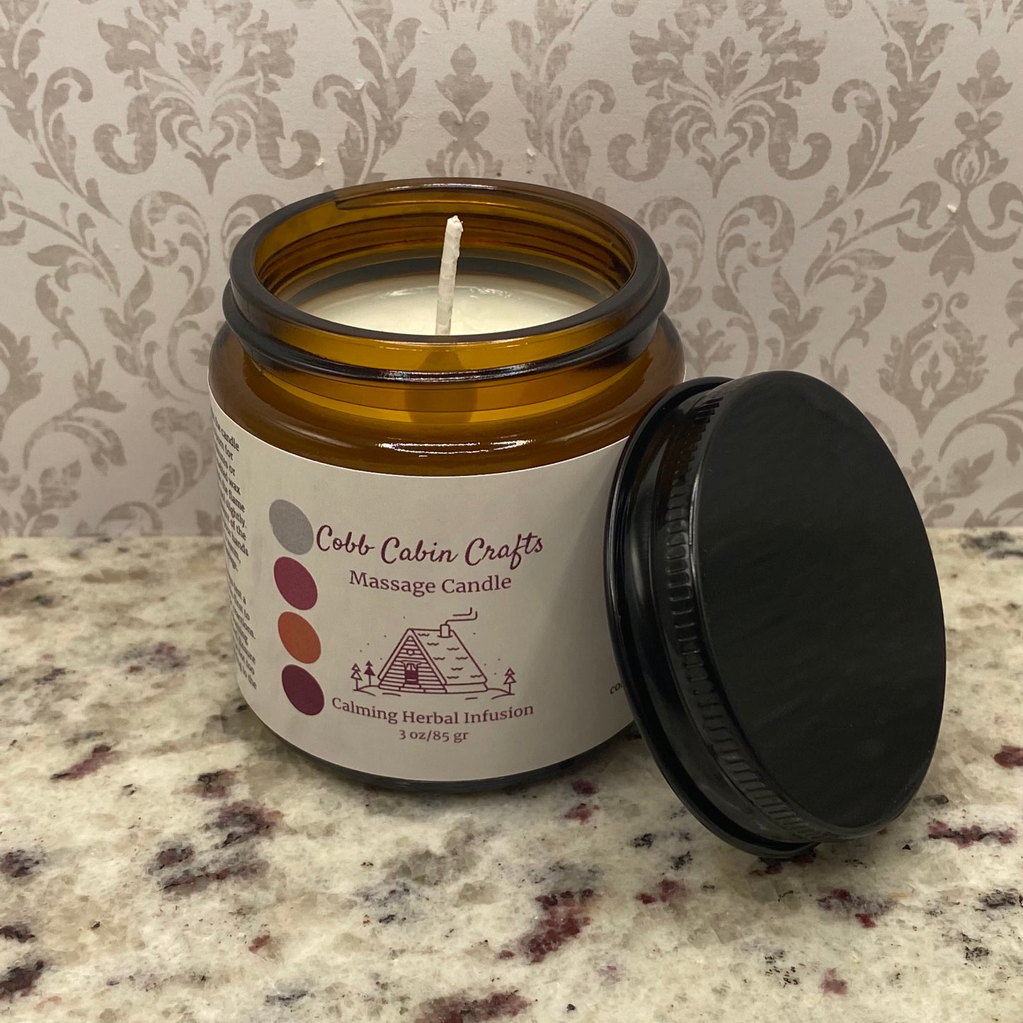 Calming Herbal Infusion Massage Candle