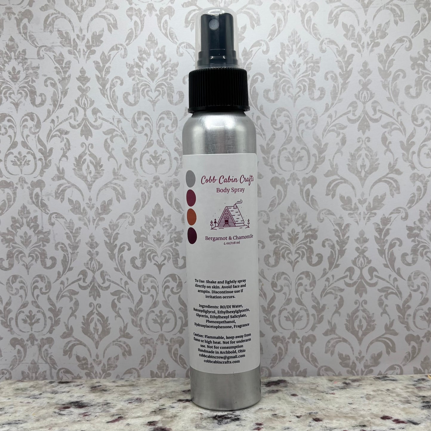 Bergamot & Chamomile Body Spray