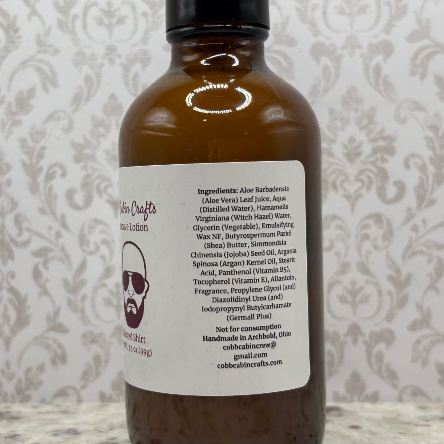 Flannel Shirt Aftershave Lotion